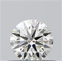 Natural Diamond 0.40 Carats, Round with Excellent Cut, K Color, VS2 Clarity and Certified by GIA