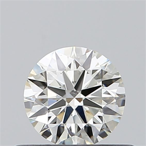 Picture of Natural Diamond 0.40 Carats, Round with Excellent Cut, K Color, VS2 Clarity and Certified by GIA