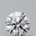 Natural Diamond 0.42 Carats, Round with Excellent Cut, D Color, VS1 Clarity and Certified by GIA