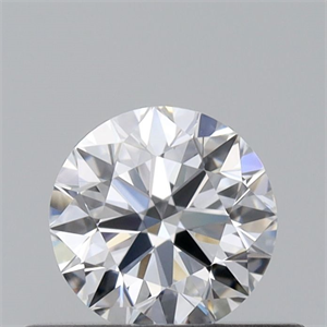 Picture of Natural Diamond 0.42 Carats, Round with Excellent Cut, D Color, VS1 Clarity and Certified by GIA