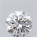 Natural Diamond 0.41 Carats, Round with Excellent Cut, F Color, VS2 Clarity and Certified by GIA