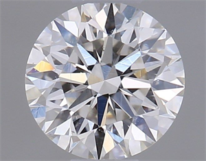 Picture of Natural Diamond 0.40 Carats, Round with Excellent Cut, H Color, VS2 Clarity and Certified by GIA