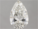 Natural Diamond 1.01 Carats, Pear with  Cut, H Color, VS1 Clarity and Certified by IGI