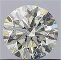 Natural Diamond 0.50 Carats, Round with Excellent Cut, I Color, VS2 Clarity and Certified by GIA