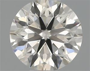 Picture of Natural Diamond 0.40 Carats, Round with Excellent Cut, I Color, VS2 Clarity and Certified by IGI