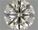 Natural Diamond 0.40 Carats, Round with Excellent Cut, I Color, VS2 Clarity and Certified by IGI