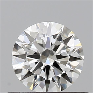 Picture of Natural Diamond 0.50 Carats, Round with Excellent Cut, I Color, VS2 Clarity and Certified by GIA