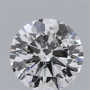 Picture of Natural Diamond 0.41 Carats, Round with Good Cut, E Color, I1 Clarity and Certified by GIA