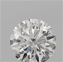 Natural Diamond 0.40 Carats, Round with Excellent Cut, I Color, VVS2 Clarity and Certified by GIA