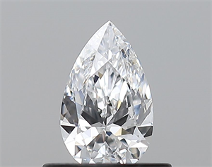 Picture of Natural Diamond 0.44 Carats, Pear with  Cut, D Color, VVS2 Clarity and Certified by GIA