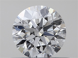 Picture of Natural Diamond 0.40 Carats, Round with Very Good Cut, E Color, VVS2 Clarity and Certified by GIA