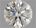 Natural Diamond 2.01 Carats, Round with Excellent Cut, I Color, SI2 Clarity and Certified by GIA