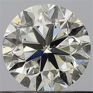 Picture of Natural Diamond 0.50 Carats, Round with Good Cut, I Color, SI1 Clarity and Certified by GIA