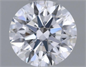 Natural Diamond 0.42 Carats, Round with Excellent Cut, D Color, VVS2 Clarity and Certified by GIA