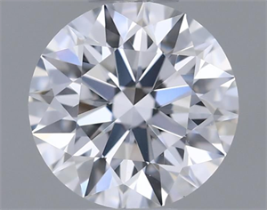 Picture of Natural Diamond 0.42 Carats, Round with Excellent Cut, D Color, VVS2 Clarity and Certified by GIA