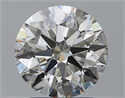 Natural Diamond 2.01 Carats, Round with Excellent Cut, I Color, VS1 Clarity and Certified by IGI