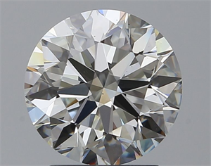 Picture of Natural Diamond 2.01 Carats, Round with Excellent Cut, I Color, VS1 Clarity and Certified by IGI