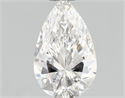 Natural Diamond 0.70 Carats, Pear with  Cut, E Color, VVS1 Clarity and Certified by GIA