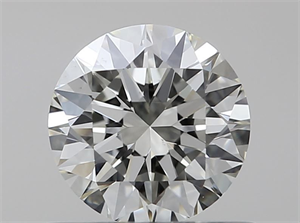 Picture of Natural Diamond 0.50 Carats, Round with Excellent Cut, K Color, VS2 Clarity and Certified by GIA