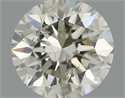 Natural Diamond 0.50 Carats, Round with Excellent Cut, I Color, SI2 Clarity and Certified by IGI