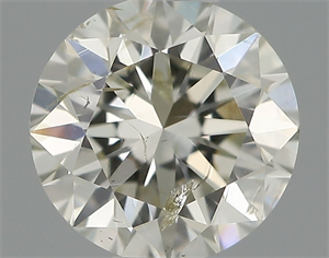 Picture of Natural Diamond 0.50 Carats, Round with Excellent Cut, I Color, SI2 Clarity and Certified by IGI