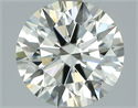 Natural Diamond 2.01 Carats, Round with Excellent Cut, J Color, SI1 Clarity and Certified by GIA