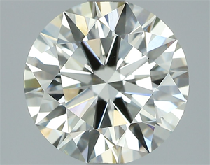 Picture of Natural Diamond 2.01 Carats, Round with Excellent Cut, J Color, SI1 Clarity and Certified by GIA