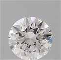 Natural Diamond 0.40 Carats, Round with Excellent Cut, H Color, VVS2 Clarity and Certified by GIA