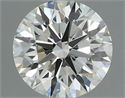 Natural Diamond 0.45 Carats, Round with Excellent Cut, I Color, VVS2 Clarity and Certified by GIA