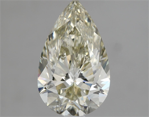 Picture of Natural Diamond 1.53 Carats, Pear with  Cut, K Color, SI1 Clarity and Certified by IGI