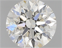 Natural Diamond 0.42 Carats, Round with Excellent Cut, I Color, SI1 Clarity and Certified by GIA