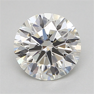 Picture of Natural Diamond 0.40 Carats, Round with Excellent Cut, I Color, VS2 Clarity and Certified by GIA