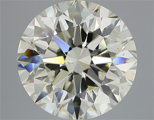 Picture of Natural Diamond 5.01 Carats, Round with Excellent Cut, J Color, VS2 Clarity and Certified by IGI