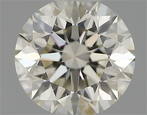 Picture of Natural Diamond 0.41 Carats, Round with Excellent Cut, I Color, VS1 Clarity and Certified by IGI