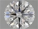 Natural Diamond 1.35 Carats, Round with Excellent Cut, E Color, VS1 Clarity and Certified by GIA