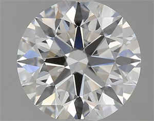 Picture of Natural Diamond 1.35 Carats, Round with Excellent Cut, E Color, VS1 Clarity and Certified by GIA