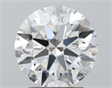 Natural Diamond 2.05 Carats, Round with Excellent Cut, G Color, VS2 Clarity and Certified by GIA