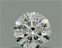 Natural Diamond 0.42 Carats, Round with Excellent Cut, F Color, VS2 Clarity and Certified by GIA