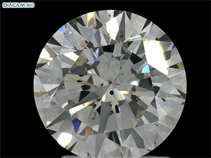 Picture of Natural Diamond 2.20 Carats, Round with Excellent Cut, K Color, SI1 Clarity and Certified by GIA