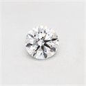 Natural Diamond 2.40 Carats, Round with Excellent Cut, F Color, SI1 Clarity and Certified by GIA