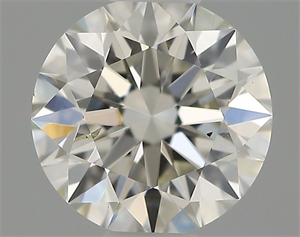 Picture of Natural Diamond 0.45 Carats, Round with Excellent Cut, H Color, SI1 Clarity and Certified by IGI