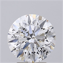 Natural Diamond 3.02 Carats, Round with Excellent Cut, D Color, I1 Clarity and Certified by GIA