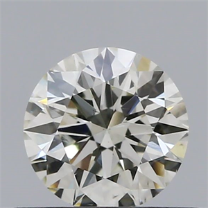 Picture of Natural Diamond 0.41 Carats, Round with Excellent Cut, I Color, VS2 Clarity and Certified by IGI