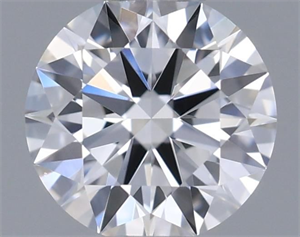 Picture of Natural Diamond 0.40 Carats, Round with Excellent Cut, I Color, VS2 Clarity and Certified by GIA