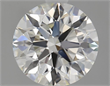 Natural Diamond 1.91 Carats, Round with Excellent Cut, I Color, SI1 Clarity and Certified by GIA