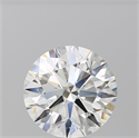 Natural Diamond 4.10 Carats, Round with Excellent Cut, G Color, SI1 Clarity and Certified by GIA