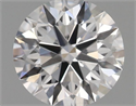 Natural Diamond 0.43 Carats, Round with Excellent Cut, F Color, VS1 Clarity and Certified by GIA