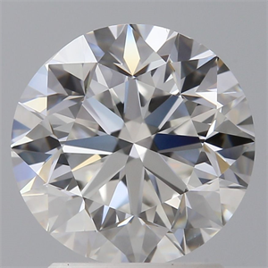 Picture of Natural Diamond 2.00 Carats, Round with Very Good Cut, F Color, VS2 Clarity and Certified by GIA