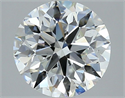 Natural Diamond 3.01 Carats, Round with Excellent Cut, F Color, SI1 Clarity and Certified by GIA