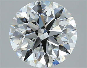 Picture of Natural Diamond 3.01 Carats, Round with Excellent Cut, F Color, SI1 Clarity and Certified by GIA